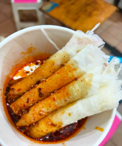 四川特色小吃葱葱卷 四川特色小吃葱葱卷