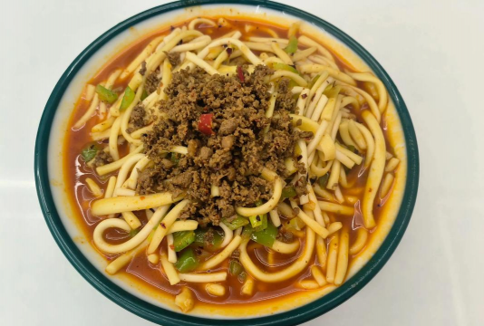 炮仗面_炮仗面的制作方法_玉树特色小吃 炮仗面_炮仗面的制作方法_玉树特色小吃