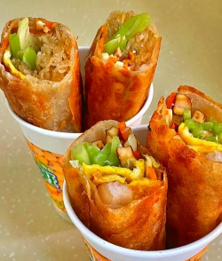 天台人特色小吃饺饼筒 天台人特色小吃饺饼筒