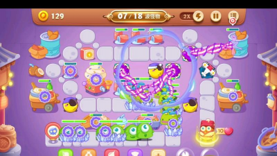 保卫萝卜3夜市19关怎么过