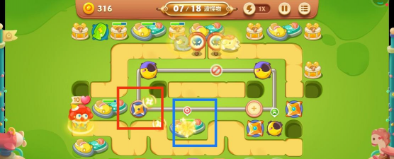 保卫萝卜3公园4关怎么过