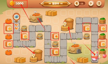 保卫萝卜3集市第50关怎么过