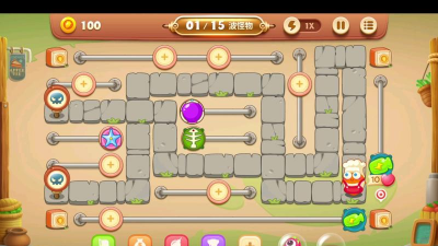 保卫萝卜3攻略集市6关怎么过