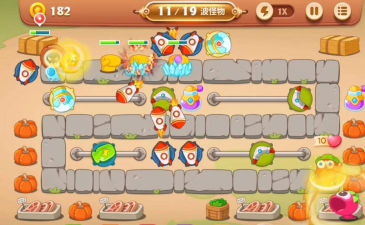 保卫萝卜3夜市第22关金萝卜怎么获得