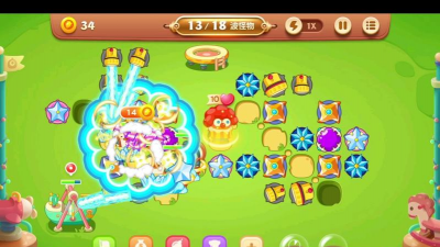 保卫萝卜3公园第51关怎么过