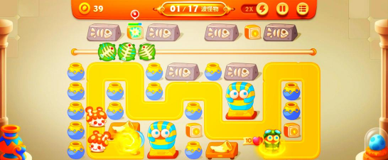 保卫萝卜3游乐场25关怎么过