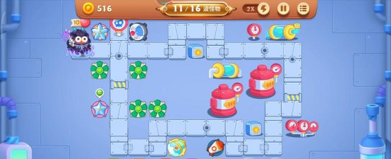 保卫萝卜3游乐场32关怎么过