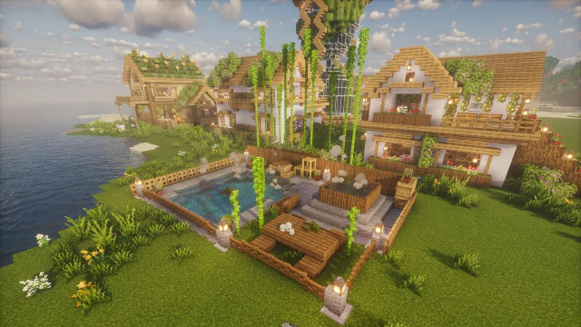 怎么在我的世界中建造浴缸