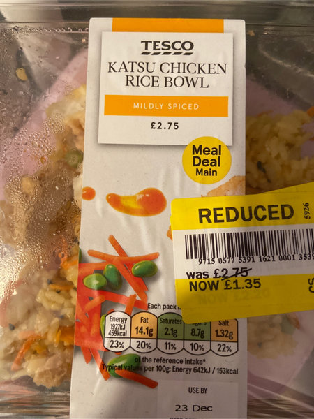 Tesco katsuchickenricebowl