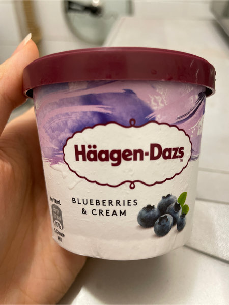 haagendazs 藍莓冰淇淋