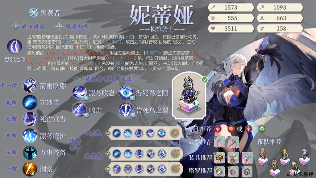 铃兰之剑妮蒂娅装备怎么选 铃兰之剑妮蒂娅装备怎么选