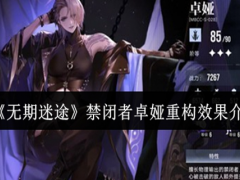 无期迷途禁闭者卓娅重构效果怎么样