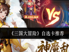 三国大冒险自选卡怎么选